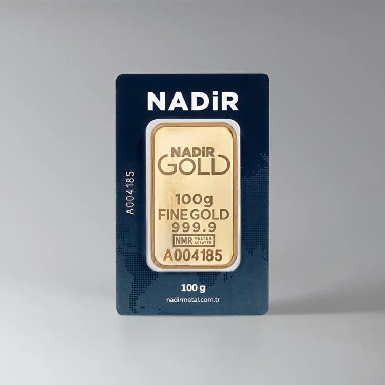 100 Gr Külçe Altın 999.9