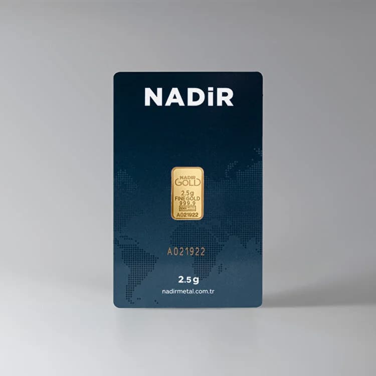 2‚5 Gr Külçe Altın 999.9