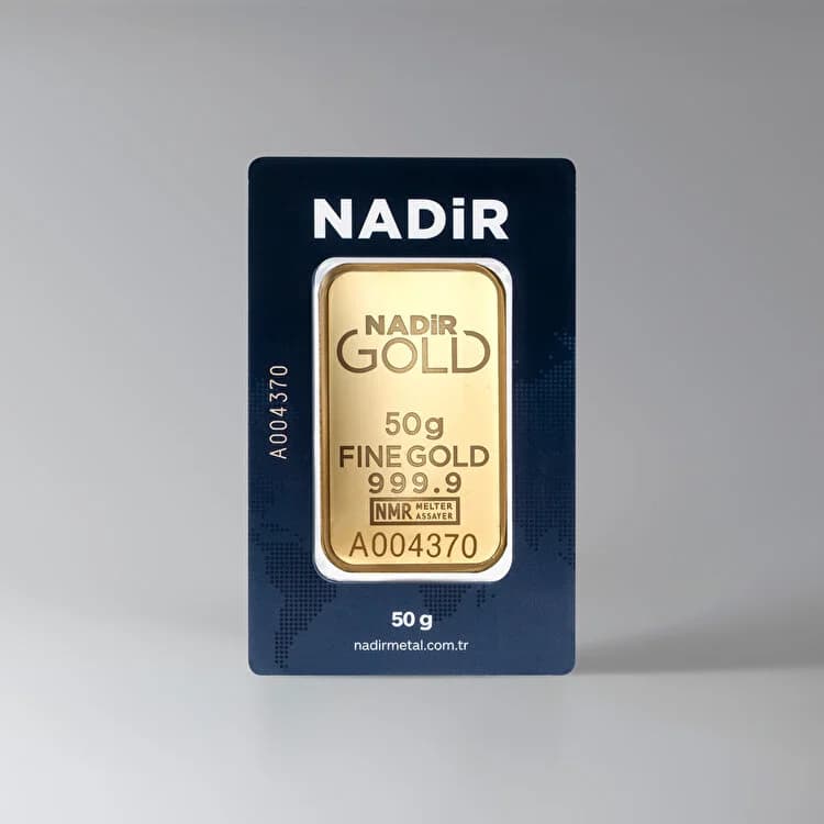 50 Gr Külçe Altın 999.9