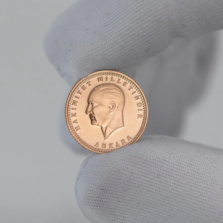 Ata Lira Yarım Altın 102. Yıl Yeni Tarihli
